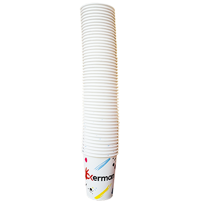 Pahare carton 8 Oz Okerman 50 buc